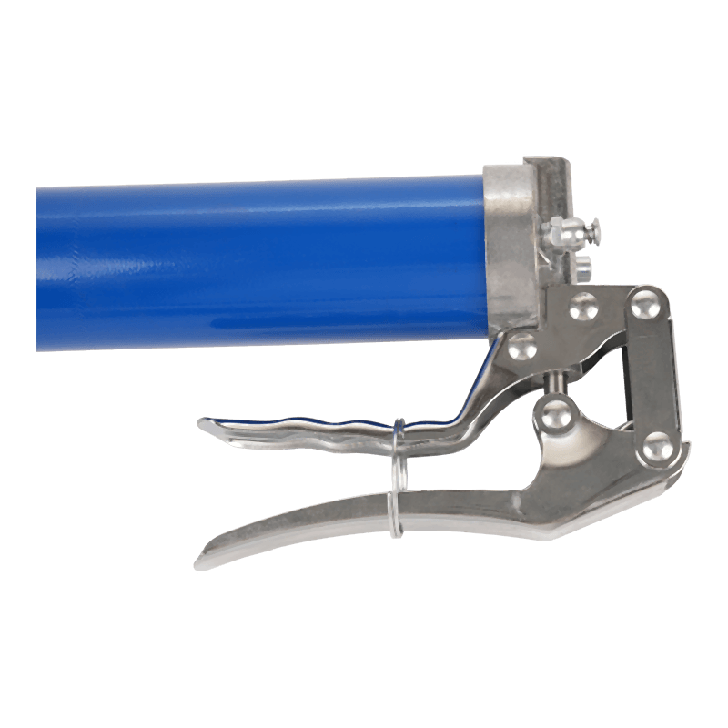 Handbediende vetspuit met spraycoating Handbediende vetspuit met spraycoating
